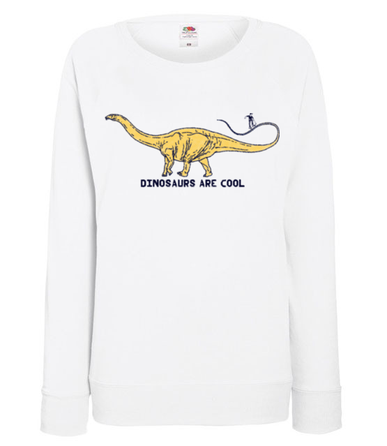 Dinozaury sa cool bluza z nadrukiem skate kobieta werprint 449 114