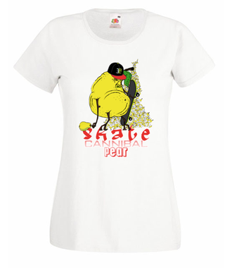 Skejt-Kanibal - Koszulka z nadrukiem - Skate - Damska