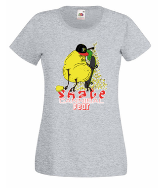 Skejt-Kanibal - Koszulka z nadrukiem - Skate - Damska