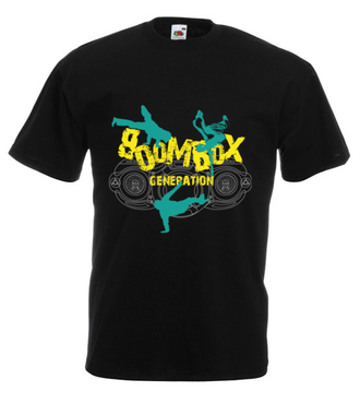 Generacja boomboxów - Koszulka z nadrukiem - Skate - Męska