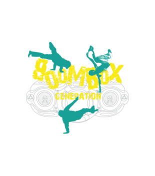 Generacja boomboxów - Poduszka z nadrukiem - Skate - Gadżety