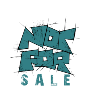 Nie na sprzedaż - Koszulka z nadrukiem - Skate - Damska