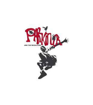 Parkour - styl i rewolucja - Bluza z nadrukiem - Skate - Damska z kapturem
