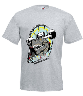 Tyranozaur skejtu - Koszulka z nadrukiem - Skate - Męska