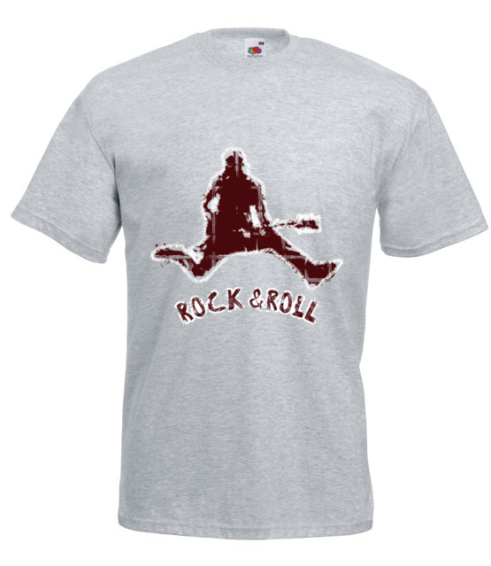 Rock czy roll 2w1 koszulka z nadrukiem muzyka mezczyzna werprint 97 6