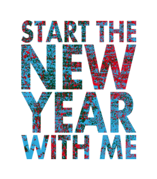 Rozpocznij nowy rok że mną - Koszulka z nadrukiem - Świąteczne - Damska
