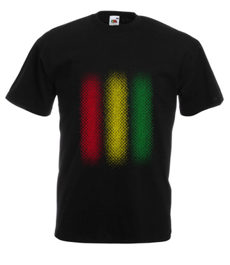 Muzyka w rytmie reggae  - Koszulka z nadrukiem - Muzyka - Męska