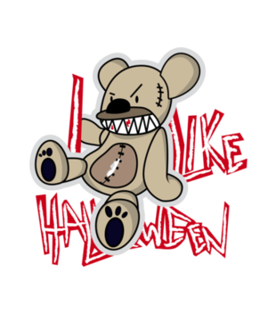 Halloween, straszne halloween - Koszulka z nadrukiem - Halloween - Damska
