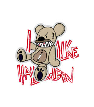 Halloween, straszne halloween - Koszulka z nadrukiem - Świąteczne - Męska
