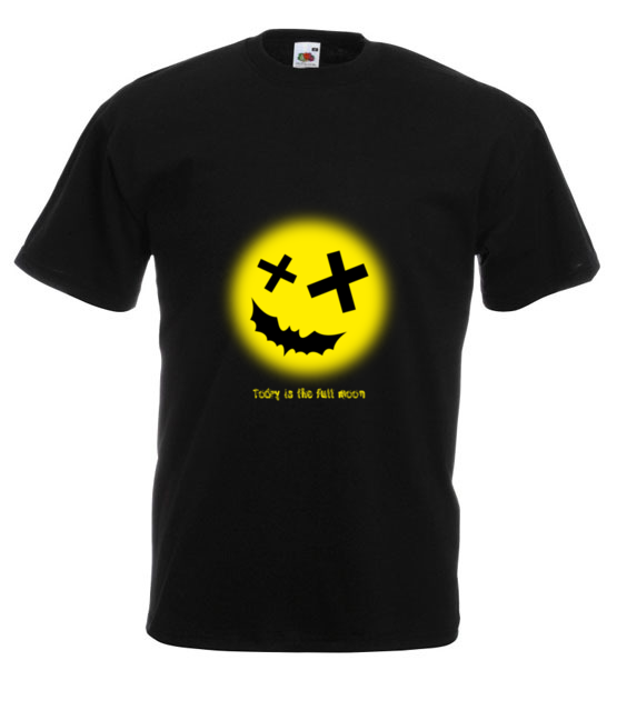 Gdy księżyc jest w pełni - Koszulka z nadrukiem - Halloween - Męska
