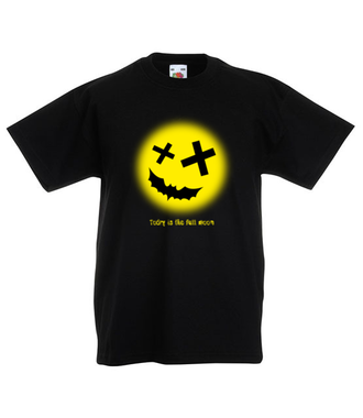 Gdy księżyc jest w pełni - Koszulka z nadrukiem - Halloween - Dziecięca