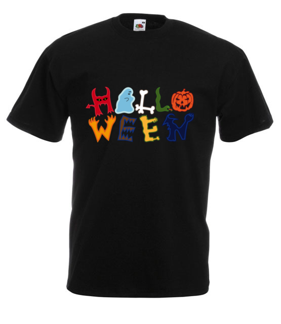 Halloween czas swiat koszulka z nadrukiem halloween mezczyzna werprint 489 1