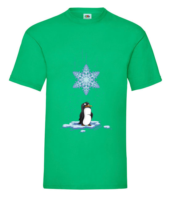 Pada snieg pada snieg koszulka z nadrukiem swiateczne mezczyzna werprint 499 186