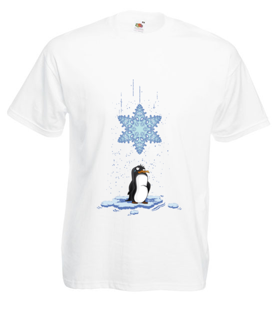 Pada snieg pada snieg koszulka z nadrukiem swiateczne mezczyzna werprint 499 2