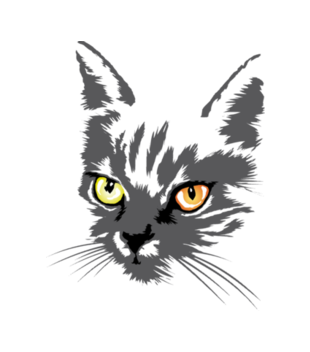Koszulkowy kitty kat - Kubek z nadrukiem - Zwierzęta - Gadżety