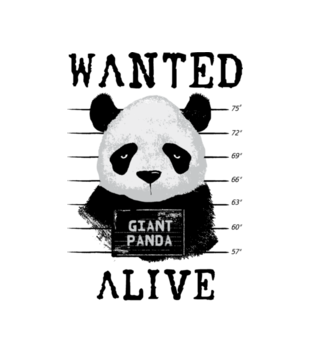 Poszukiwana panda - Kubek z nadrukiem - Zwierzęta - Gadżety