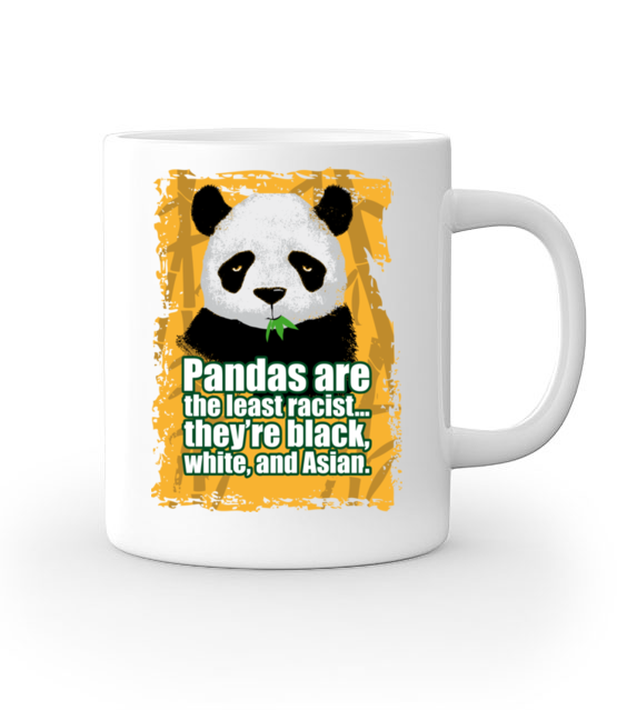 Wielorasowa panda kubek z nadrukiem zwierzeta gadzety werprint 419 159