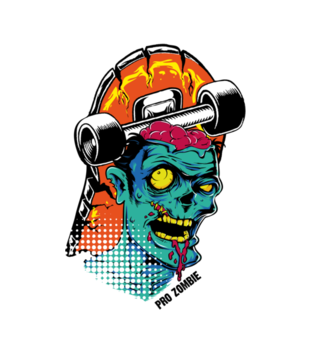 Zombie na streecie - Kubek z nadrukiem - Skate - Gadżety