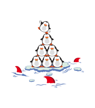 Pingwinem być - Kubek z nadrukiem - Świąteczne - Gadżety