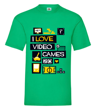 Miłośnik gier komputerowych - Koszulka z nadrukiem - dla Gracza - Męska