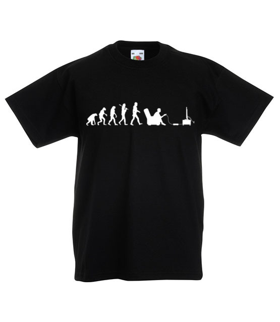 Gamer ewolucja koszulka z nadrukiem dla gracza dziecko werprint 555 82