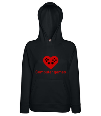Miłośnik gry komputerowej - Bluza z nadrukiem - dla Gracza - Damska z kapturem