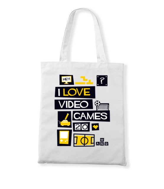 Milosnik gier komputerowych torba z nadrukiem dla gracza gadzety werprint 544 161