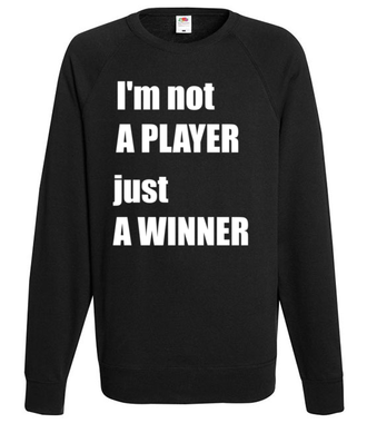 Jestem zwycięzcą, nie tylko graczem - Bluza z nadrukiem - dla Gracza - Męska