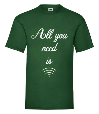 Wszystko, czego potrzebuję… - Koszulka z nadrukiem - dla Gracza - Męska