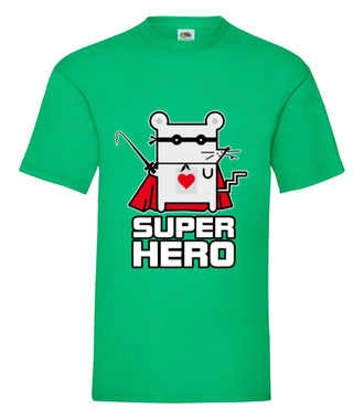 Mój tyci super-bohater - Koszulka z nadrukiem - Śmieszne - Męska