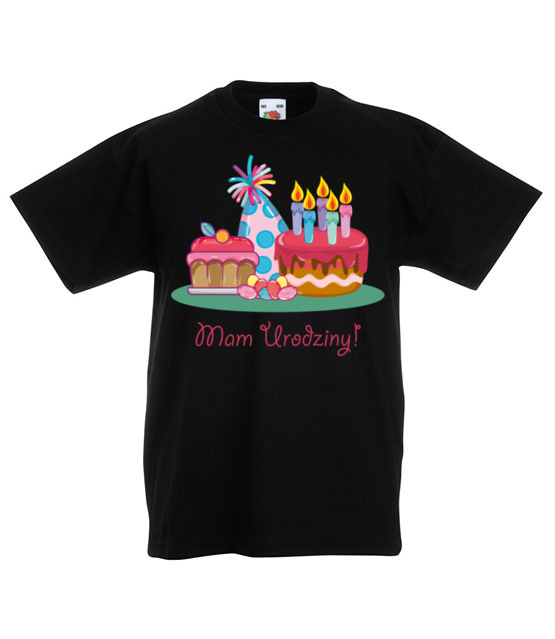 Mam urodziny koszulka z nadrukiem urodzinowe dziecko werprint 605 82