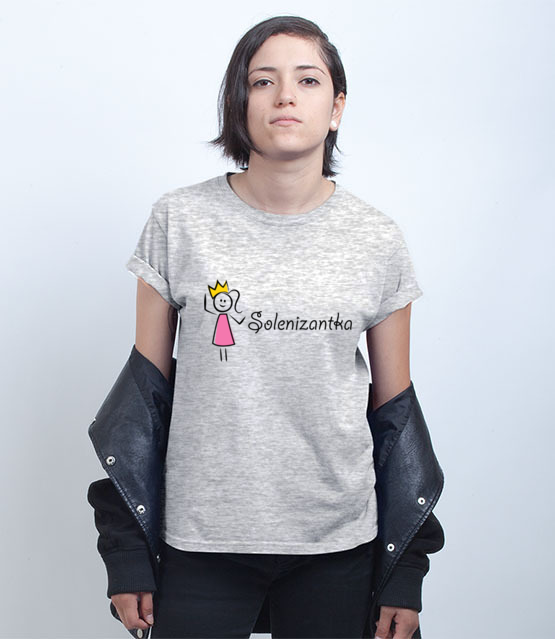 Solenizantka byc koszulka z nadrukiem urodzinowe kobieta werprint 625 75