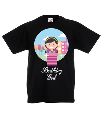 Urodzinowa kobietka - Koszulka z nadrukiem - Urodzinowe - Dziecięca