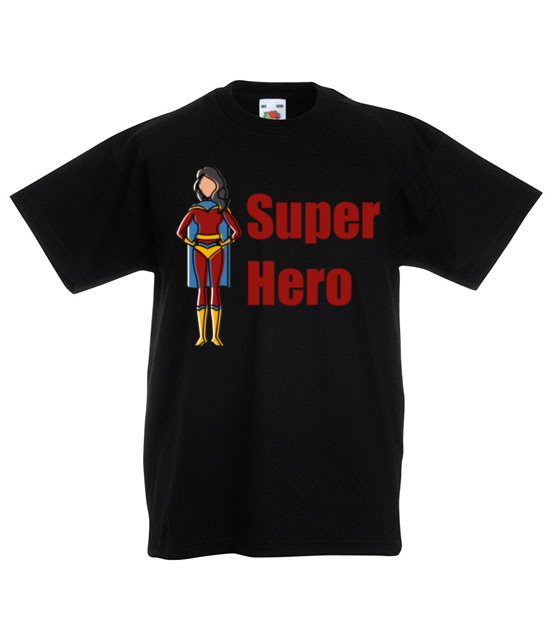 Kobiecy superbohater koszulka z nadrukiem filmy i seriale dziecko werprint 653 82