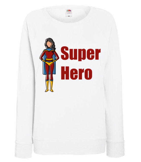 Kobiecy superbohater bluza z nadrukiem filmy i seriale kobieta werprint 653 114