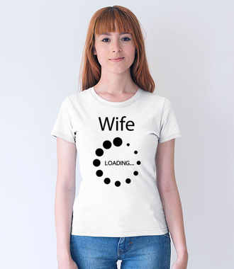 Niedługo żoną zostanę… - Koszulka z nadrukiem - Wieczór panieński - Damska
