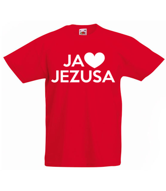 Kocham Go! Kocham Jezusa! - Koszulka z nadrukiem - chrześcijańskie - Dziecięca