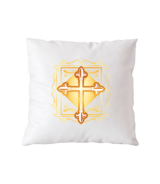 Krzyż. Symbol i coś więcej - Poduszka z nadrukiem - chrześcijańskie - Gadżety