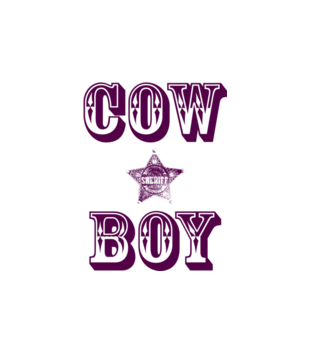 Kowboj czy Cow Boy? - Poduszka z nadrukiem - Śmieszne - Gadżety