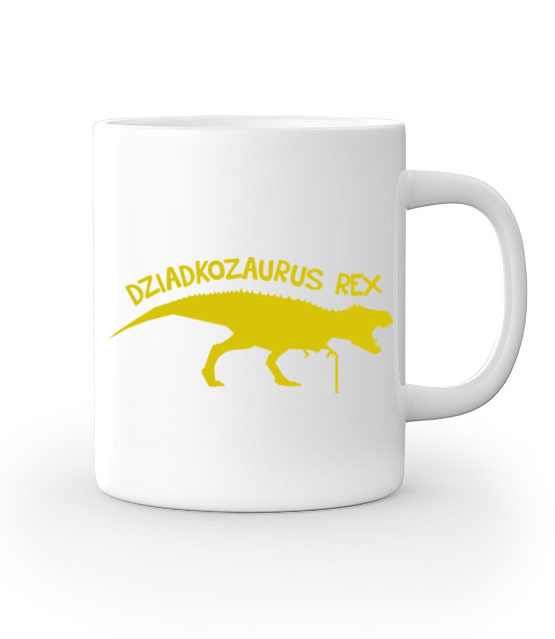 Dziadkozaur Rex - Kubek z nadrukiem - Dla Dziadka - Gadżety