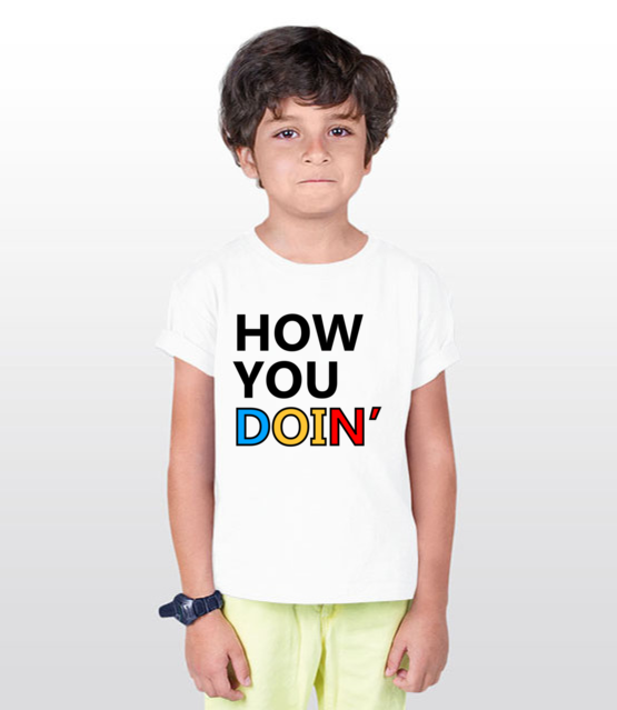 How you doin koszulka z nadrukiem filmy i seriale dziecko werprint 1063 95