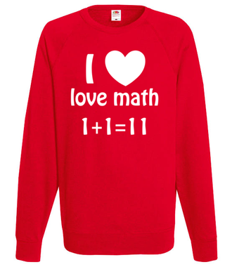 Matematyka moją miłością - Bluza z nadrukiem - Szkoła - Męska