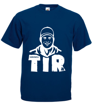 Branżowa koszulka z grafiką - Koszulka z nadrukiem - dla kierowcy tira - Męska