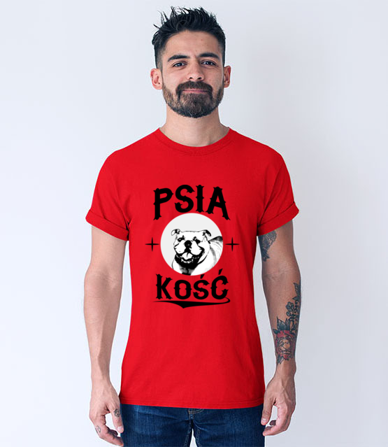 Psia koszulka z humorem koszulka z nadrukiem milosnicy psow mezczyzna werprint 1359 54