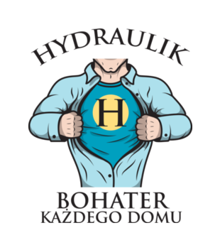 Koszulka dla hydraulicznego bohatera - Kubek z nadrukiem - Dla hydraulika - Gadżety
