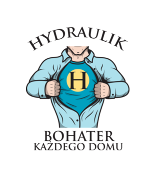 Koszulka dla hydraulicznego bohatera - Torba z nadrukiem - Dla hydraulika - Gadżety