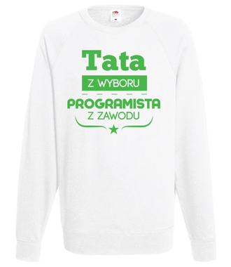 Tata programista - Bluza z nadrukiem - Dla programisty - Męska