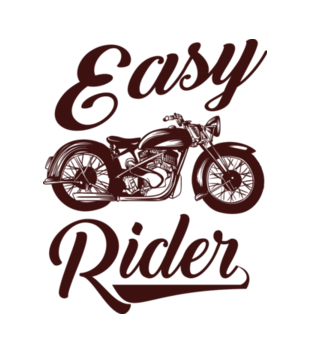 Easy Rider – to cały ty! - Koszulka z nadrukiem - Dla motocyklisty - Męska