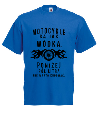 Motocykliści to jednostki z humorem - Koszulka z nadrukiem - Dla motocyklisty - Męska
