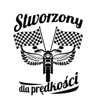 Stworzony dla prędkości - Koszulka z nadrukiem - Dla motocyklisty - Męska